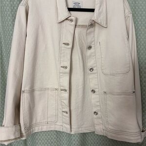 Levi’s Women's Cream Denim Chore Jacket